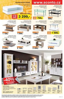 akční leták Sconto nábytek 27.2.2019-19.3.2019