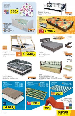 akční leták Sconto nábytek 27.2.2019-19.3.2019