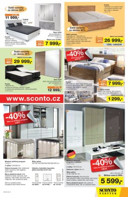 akční leták Sconto nábytek 27.2.2019-19.3.2019