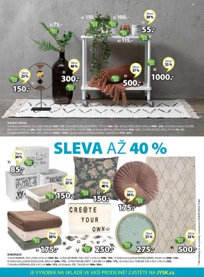 akční leták Jysk 28.2.2019-13.3.2019
