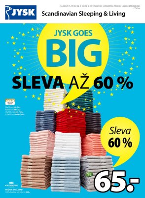 akční leták Jysk 28.2.2019-13.3.2019