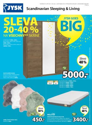 akční leták Jysk 7.3.2019-20.3.2019