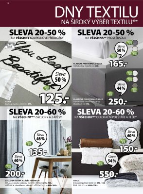 akční leták Jysk 7.3.2019-20.3.2019