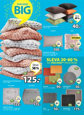 akční leták Jysk 7.3.2019-20.3.2019