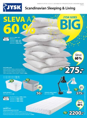 akční leták Jysk 14.3.2019-27.3.2019