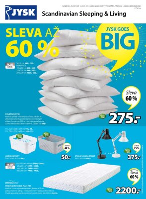 akční leták Jysk 14.3.2019-27.3.2019