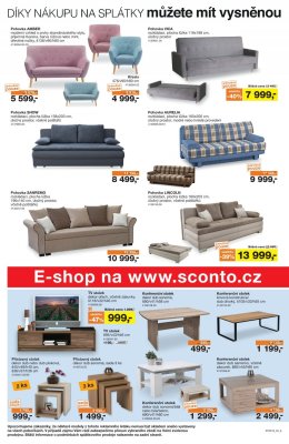 akční leták Sconto nábytek 20.3.2019-9.4.2019
