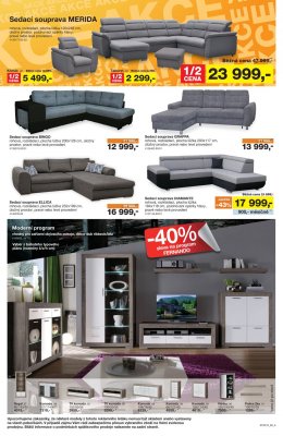 akční leták Sconto nábytek 20.3.2019-9.4.2019