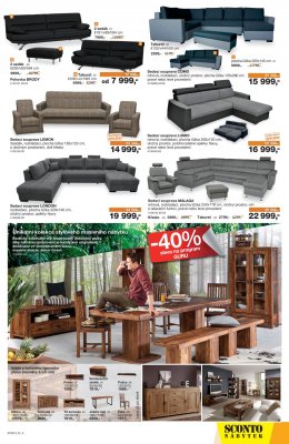 akční leták Sconto nábytek 20.3.2019-9.4.2019