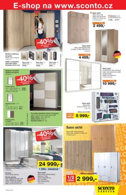 akční leták Sconto nábytek 20.3.2019-9.4.2019