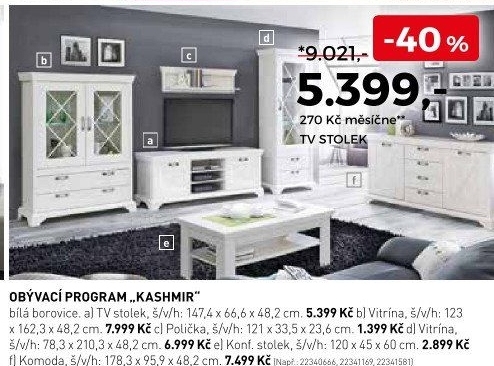 Obývací program Kashmir