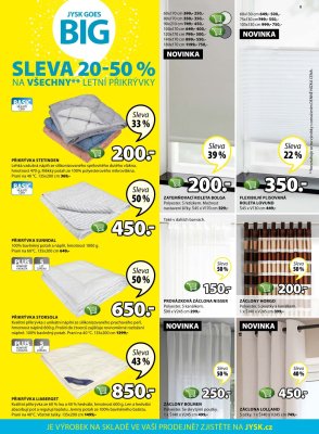 akční leták Jysk 21.3.2019-3.4.2019