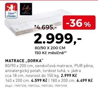 Matrace Dorka