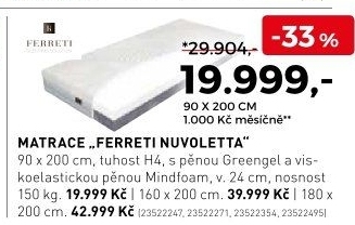Matrace Ferreti Nuvoletta