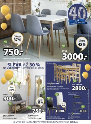 akční leták Jysk 4.4.2019-17.4.2019