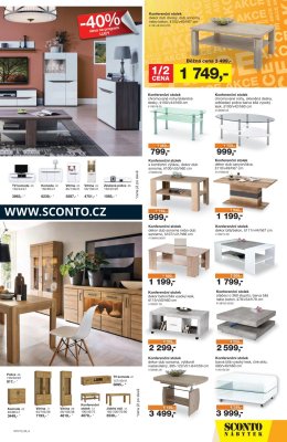 akční leták Sconto nábytek 24.4.2019-14.5.2019