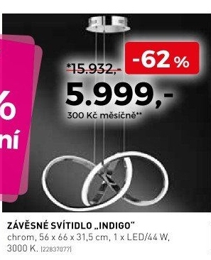 Závěsné svítidlo Indigo