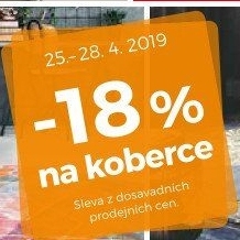 -18% na koberce