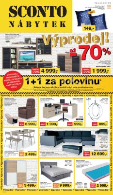 akční leták Sconto nábytek 5.6.2019-2.7.2019