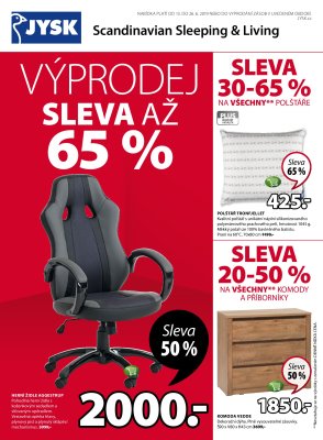 akční leták Jysk 13.6.2019-26.6.2019