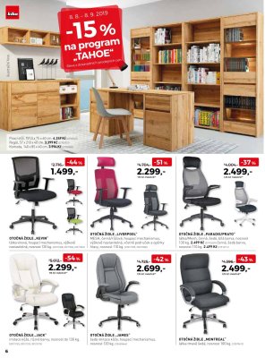 akční leták Kika nábytek 8.8.2019-8.9.2019