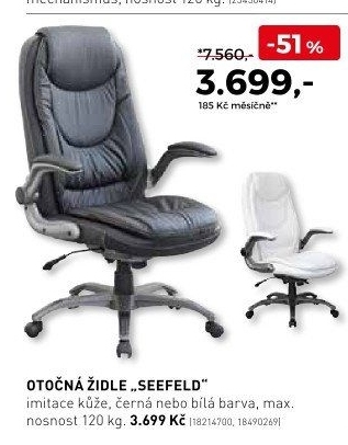 Otočná židle Seefeld