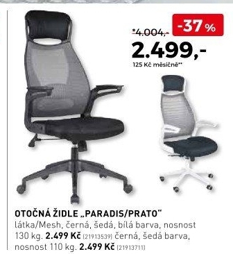 Otočná židle Paradis / Prato