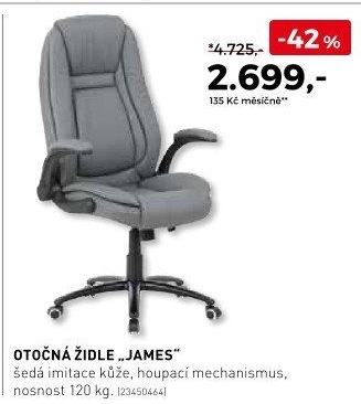 Otočná židle James