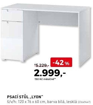 Psací stůl Lyon