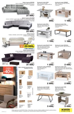 akční leták Sconto nábytek 23.10.2019-5.11.2019