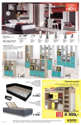 akční leták Sconto nábytek 23.10.2019-5.11.2019