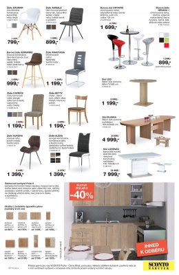 akční leták Sconto nábytek 23.10.2019-5.11.2019