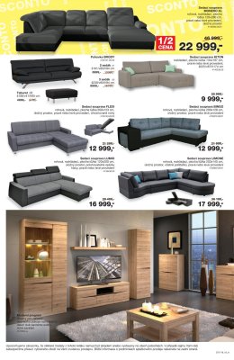 akční leták Sconto nábytek 23.10.2019-5.11.2019