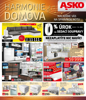 akční leták ASKO 24.10.2019-7.11.2019