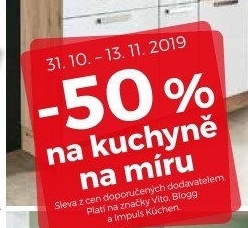 -50% na kuchyně na míru