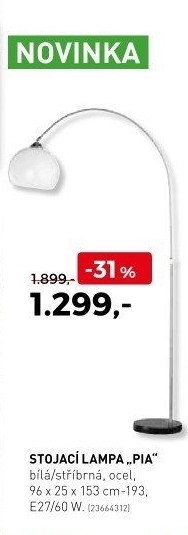 Stojací lampa Pia