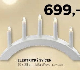 Elektrický svícen 40x28