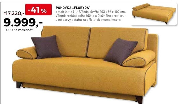 Pohovka Floryda