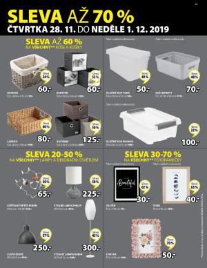 akční leták Jysk 28.11.2019-11.12.2019