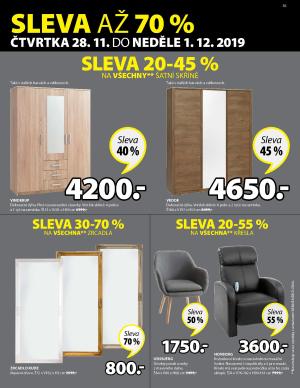 akční leták Jysk 28.11.2019-11.12.2019