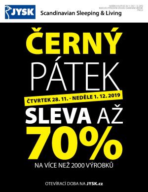 akční leták Jysk 28.11.2019-11.12.2019