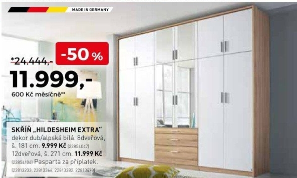 Skříň Hildesheim extra