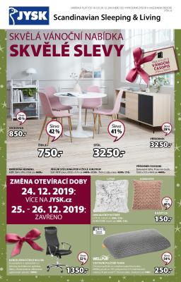 akční leták Jysk 19.12.2019-24.12.2019