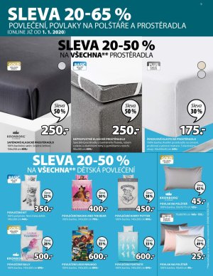 akční leták Jysk 25.12.2020-15.1.2021