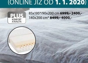 PLUS KOMFORT A KVALITA matrace