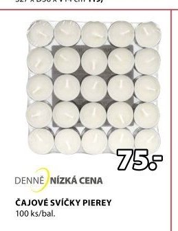 Čajové svíčky Pierey