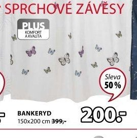 Sprchový závěs BANKERYD