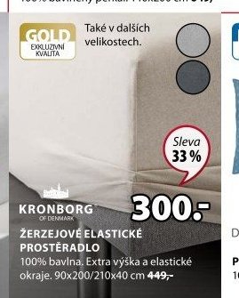 Žerzejové elastické prostěradlo