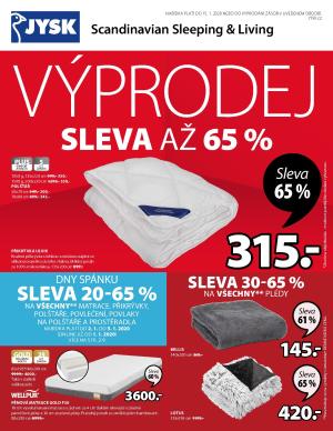 akční leták Jysk 2.1.2020-15.1.2020