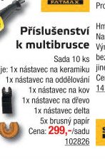 Příslušenství k multibrusce